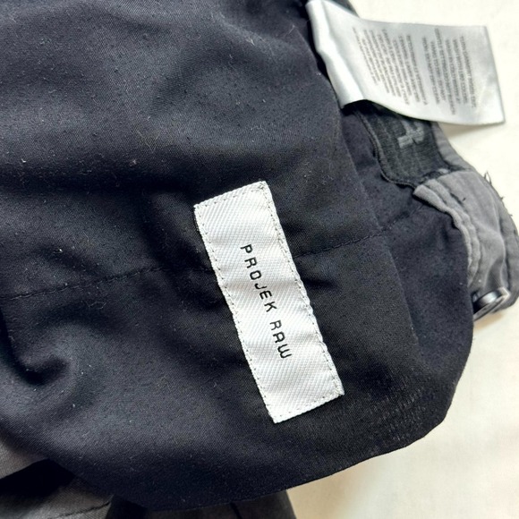 Projek Raw Remi Bungee Fashion Chino Pants Mens Size 32 Gray Rayon Blend - Picture 11 of 16